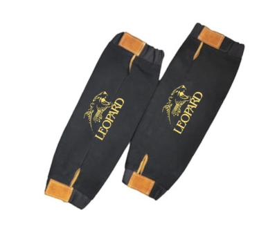 Manguitos de cuero negro 20”