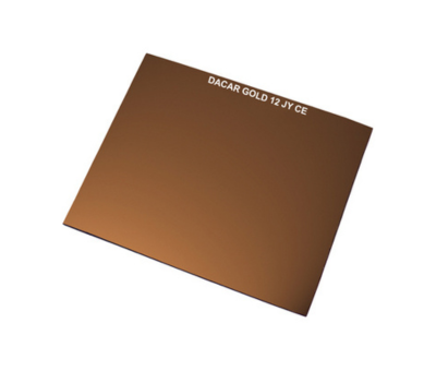 Cristal inactínico espejo oro